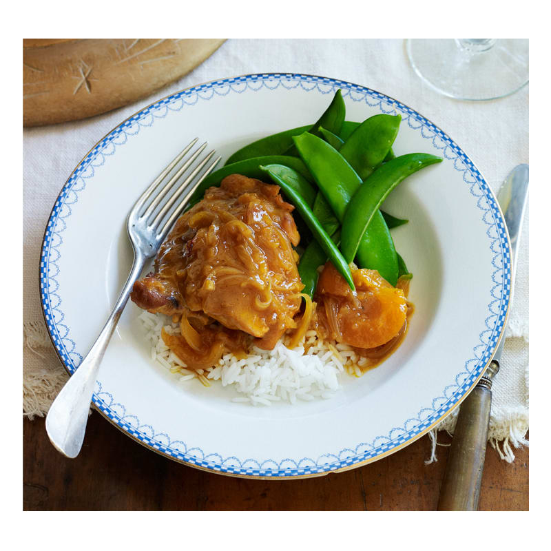 Photo of Apricot chicken with rice and greens by WW