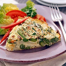Photo of Asparagus, new potato, and chive frittata by WW