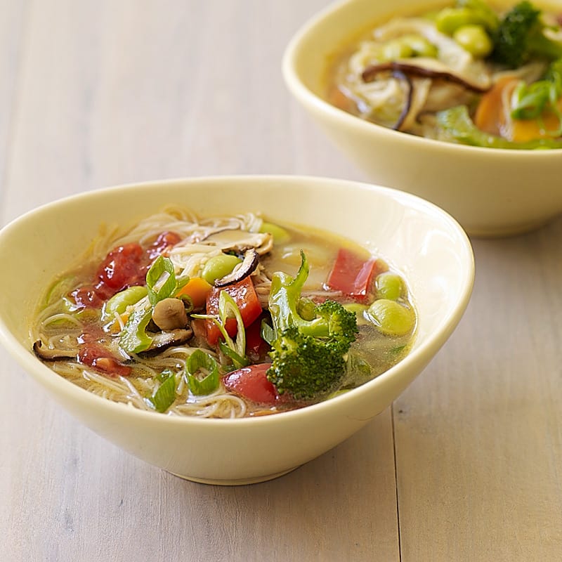 Photo of Asian noodle-vegetable soup by WW
