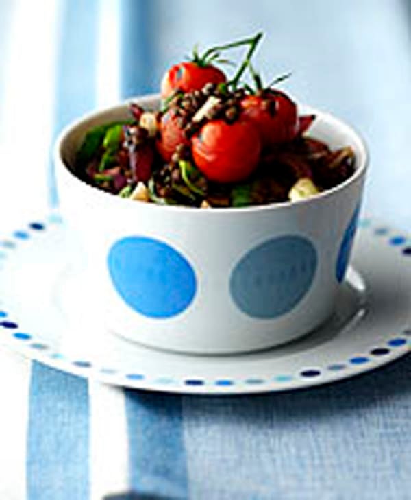 Photo of Puy lentil Salad with grilled tomatoes and courgettes by WW