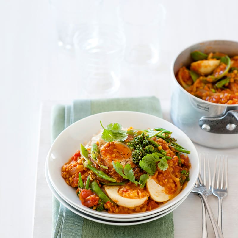 Photo of Egg & red lentil curry by WW