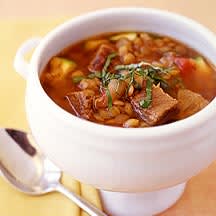 Photo of Italian Beef and Lentil Slow Cooker Soup by WW
