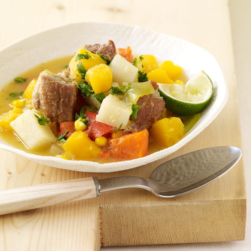 Photo of Dominican pork and root vegetable stew by WW