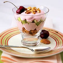 Photo of Black cherry, gingersnap and Georgia pecan parfait by WW