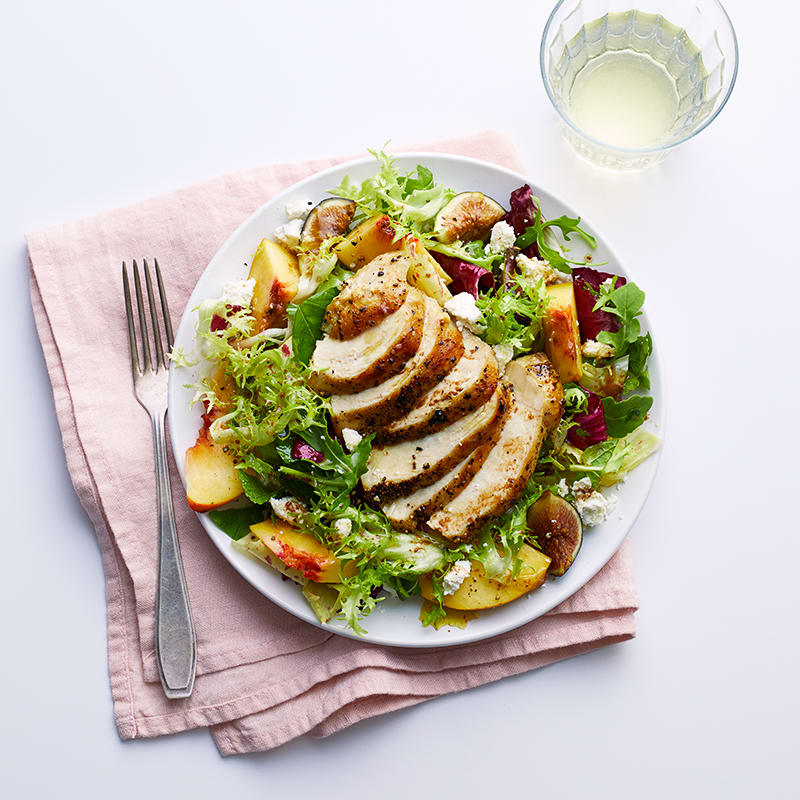 Photo of Chicken, Peach & Fig Salad with Ricotta Salata by WW
