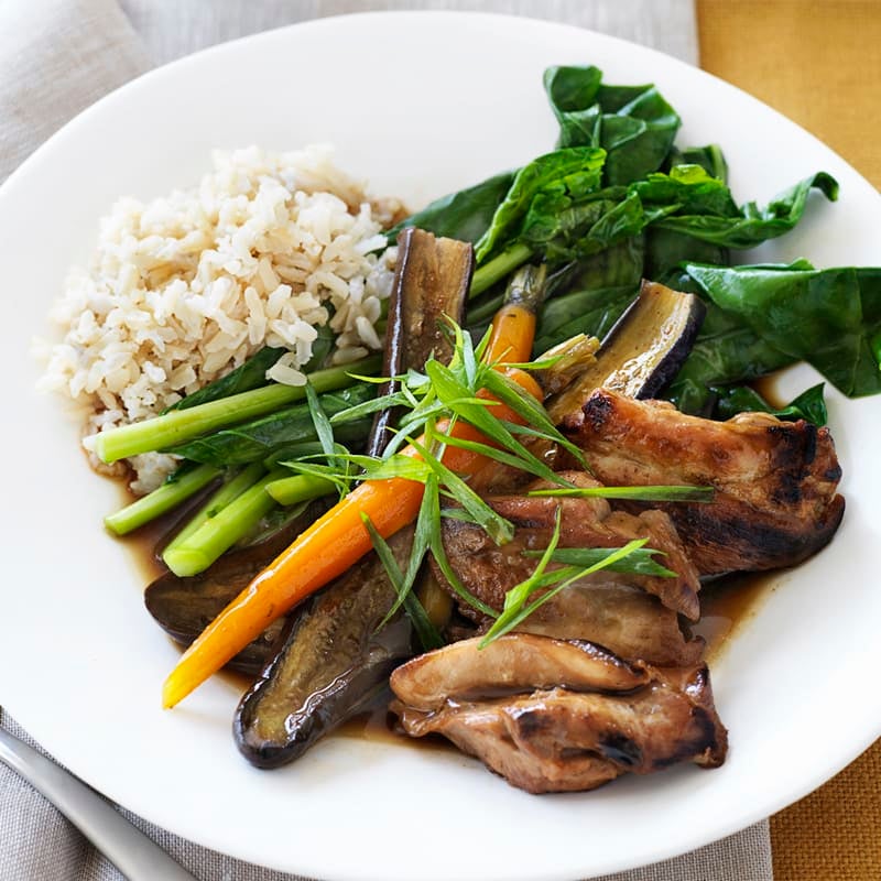 Photo of Japanese chicken with brown rice by WW