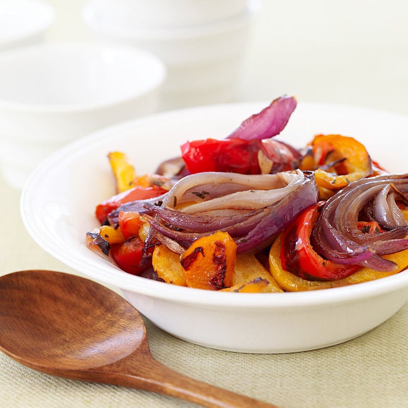 Photo of Tri-Color Roasted Peppers and Red Onions by WW