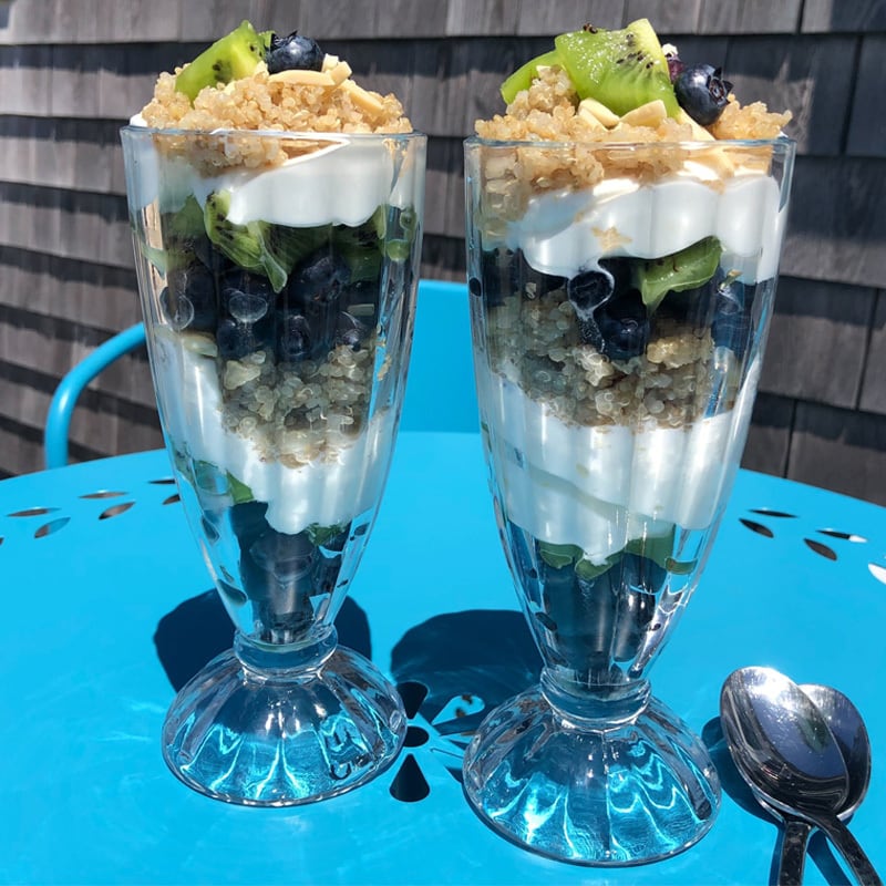 Photo of Protein-Packed Quinoa Yogurt Parfaits by Kaite Lee Biegel by WW