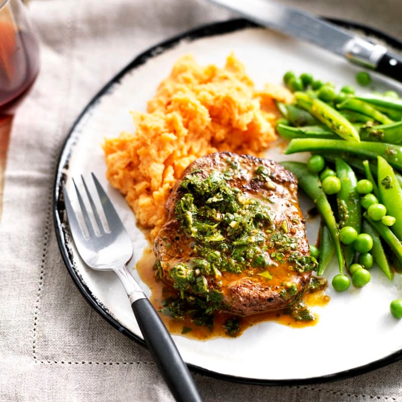 Photo of Paprika steaks with chimichurri sauce by WW