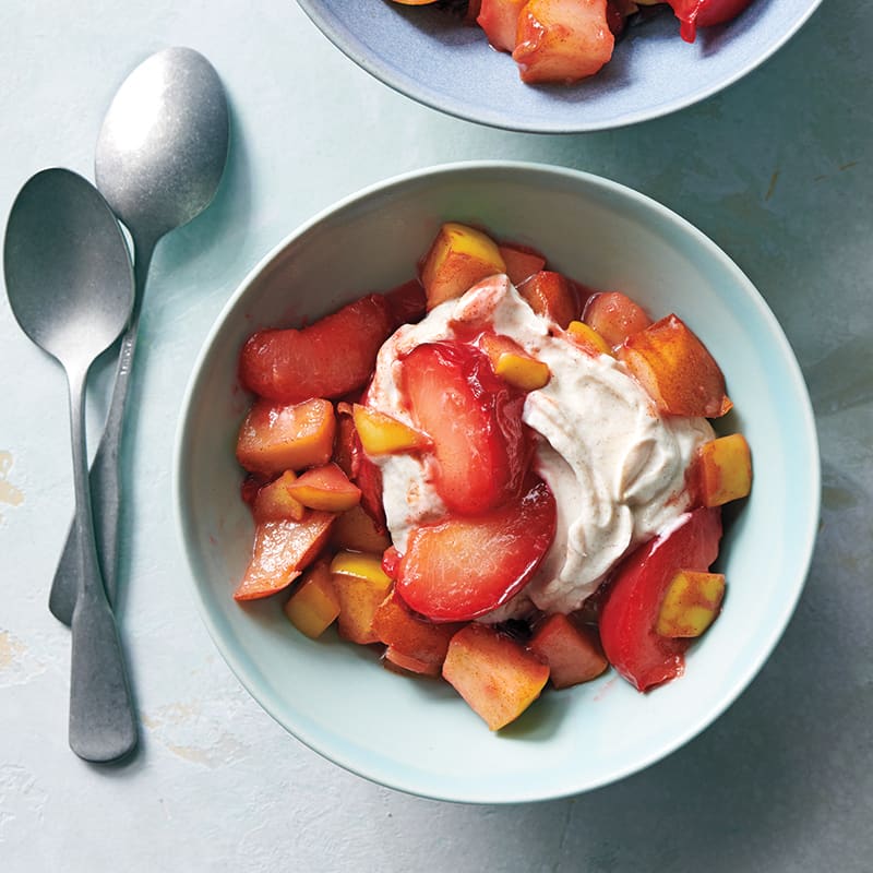 Photo of Autumn Fruit with Maple-Yogurt Topping by WW