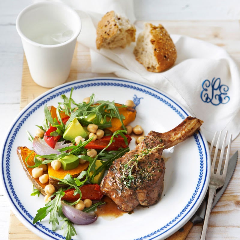 Photo of Rosemary and thyme veal cutlets with pumpkin salad by WW