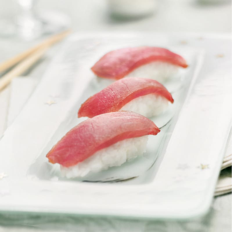 Photo de/du Sushi de thon et gingembre/soja par WW