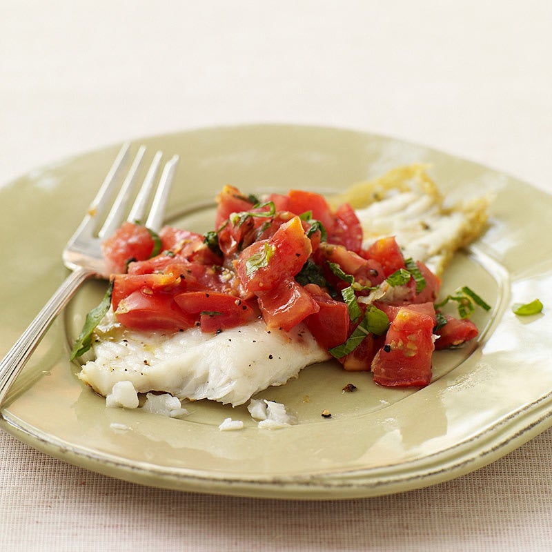Photo of Sautéed flounder with mint and tomatoes by WW