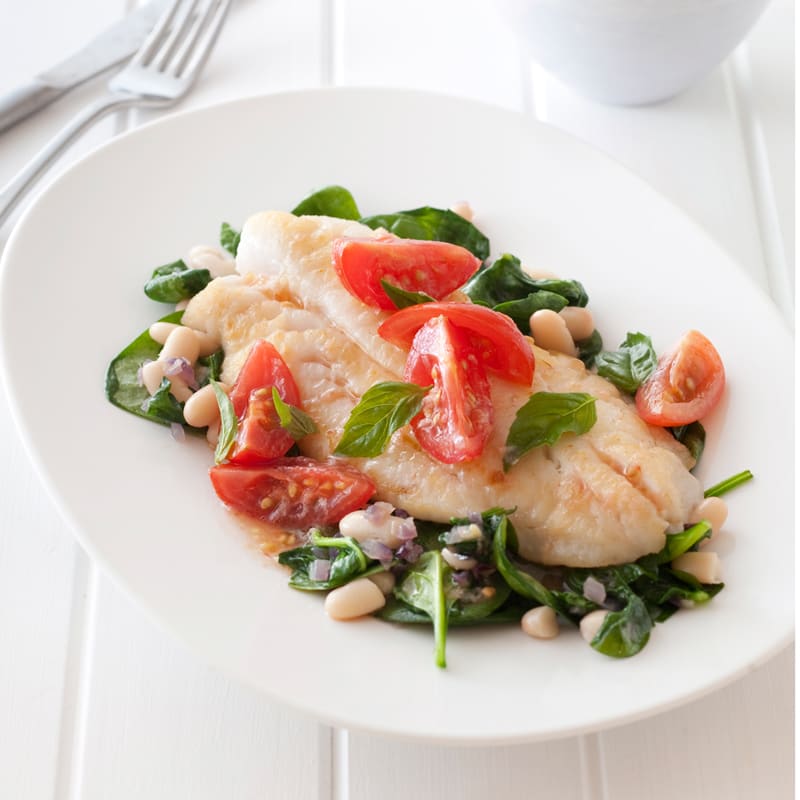 Photo of Pan fried fish with fresh tomato sauce by WW