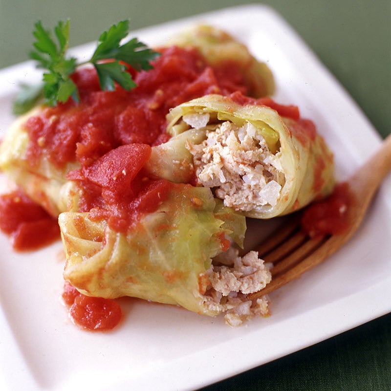 Photo of Turkey-stuffed cabbage leaves by WW
