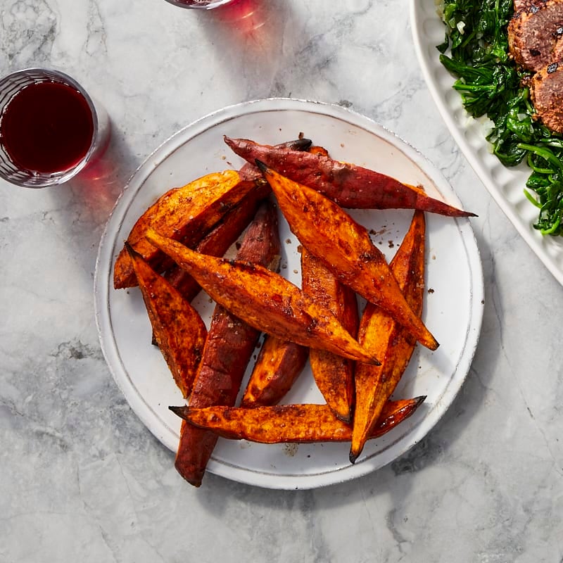 Photo of Cinnamon-Spiced Oven-Roasted Sweet Potatoes by WW