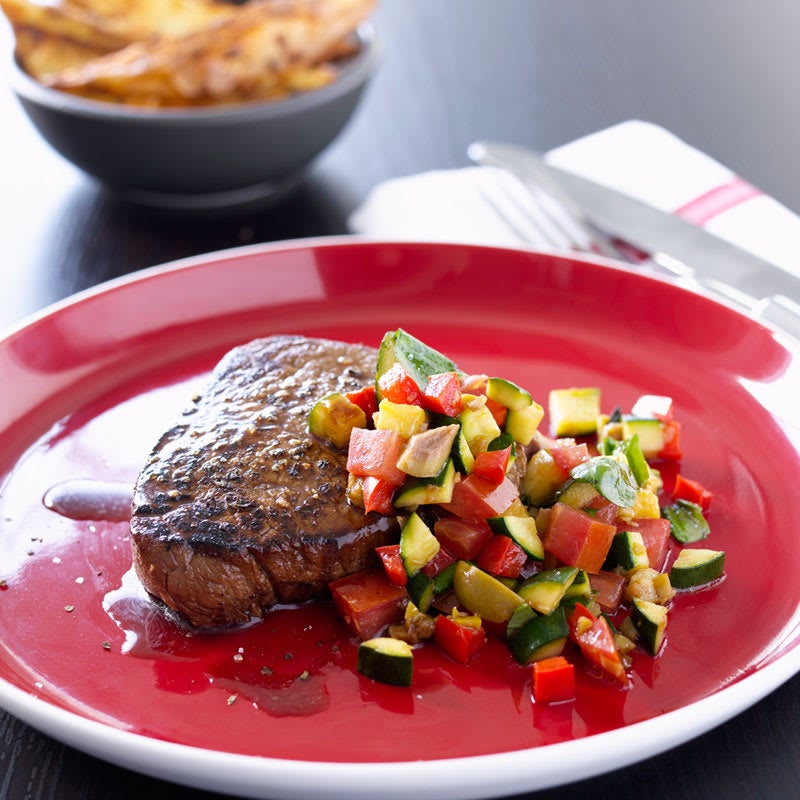 Photo of Grilled steak with summer salsa by WW