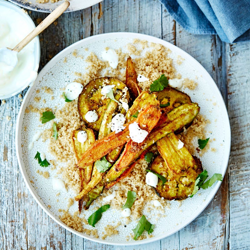 Photo of Couscous with spiced vegetables and yoghurt by WW