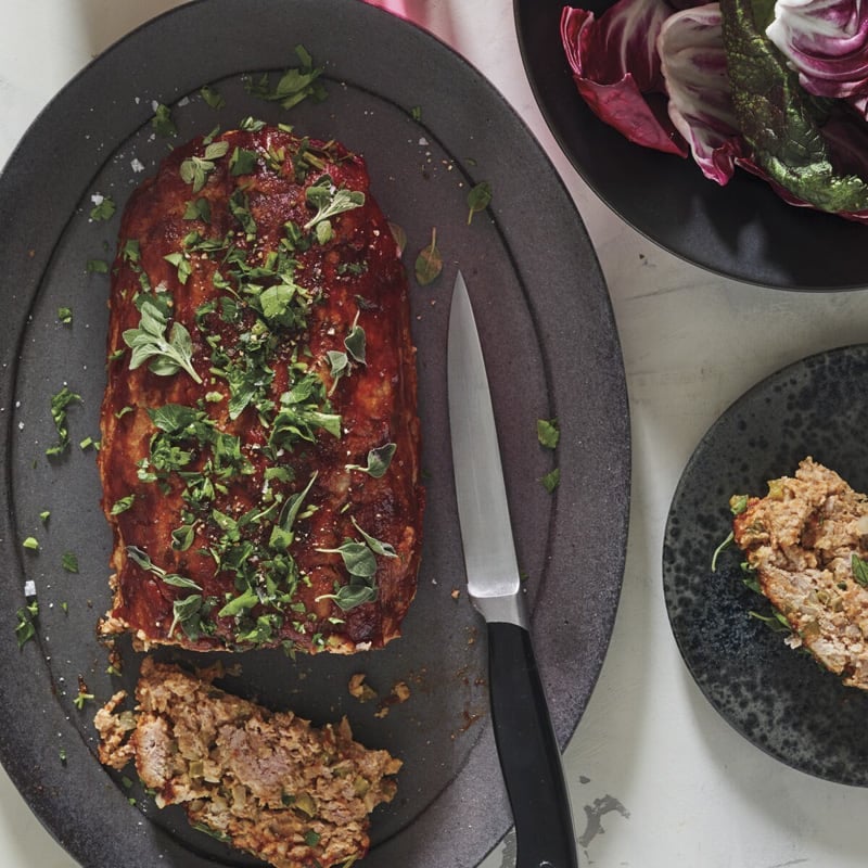 Turkey–bell pepper meat loaf