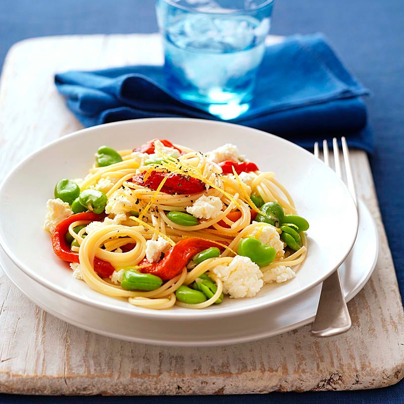 Photo of Spaghetti with broad beans & ricotta by WW