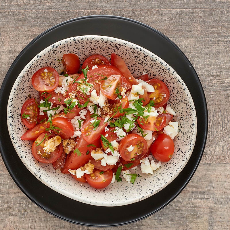Photo of Tomato-feta salad with balsamic dressing by WW
