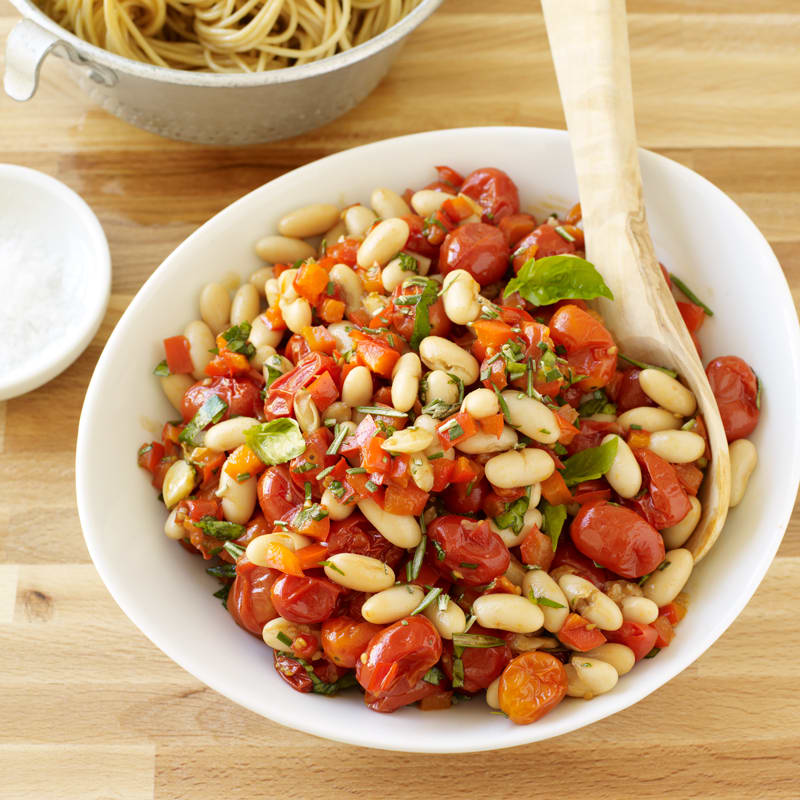 Photo of Roasted Grape Tomato Sauce with Cannelini Beans by WW