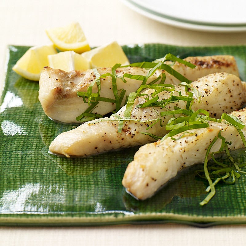 Photo of Broiled halibut with lemon and herbs by WW