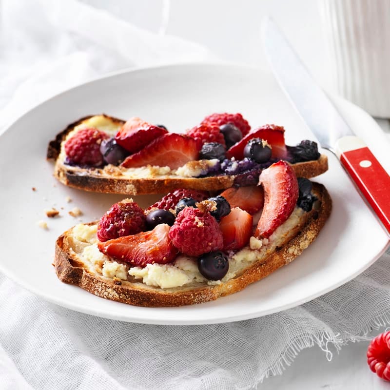 Photo of Berries on toast by WW