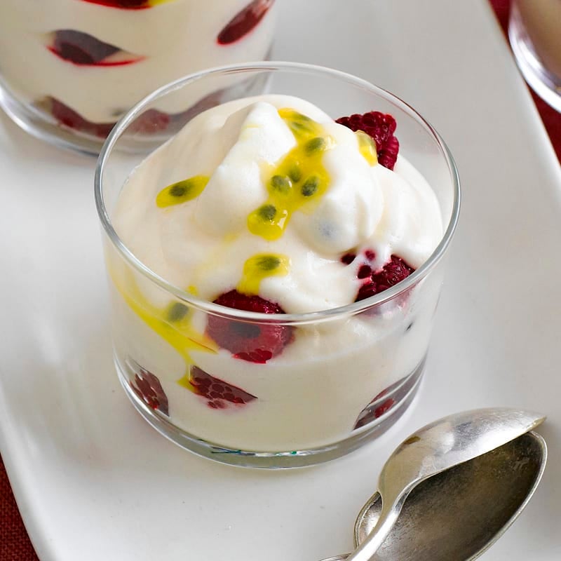 Photo of Passionfruit and raspberry Mousse by WW