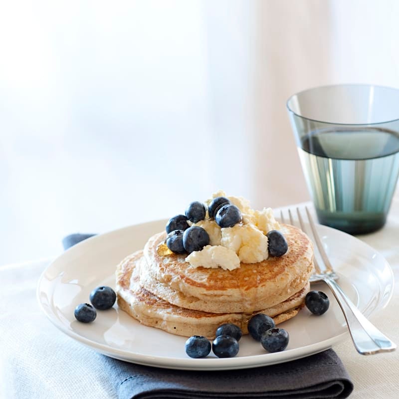 Photo of Hotcakes with blueberries and ricotta by WW
