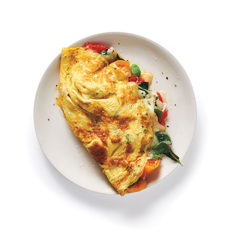 Photo of Mozzarella, Roasted Pepper & Basil Omelette by WW