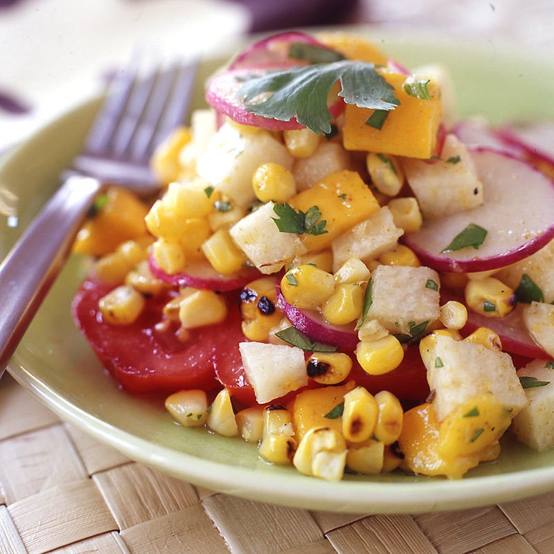 Photo of Grilled mexican corn salad with mango and jicama by WW