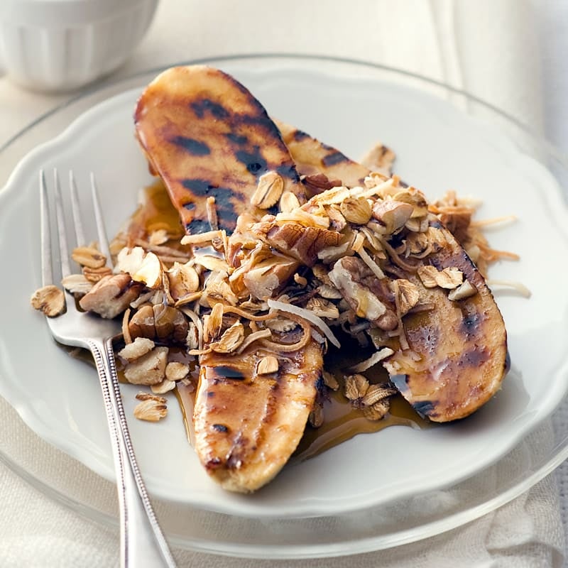 Photo of Caramelised bananas with maple pecan crumble by WW