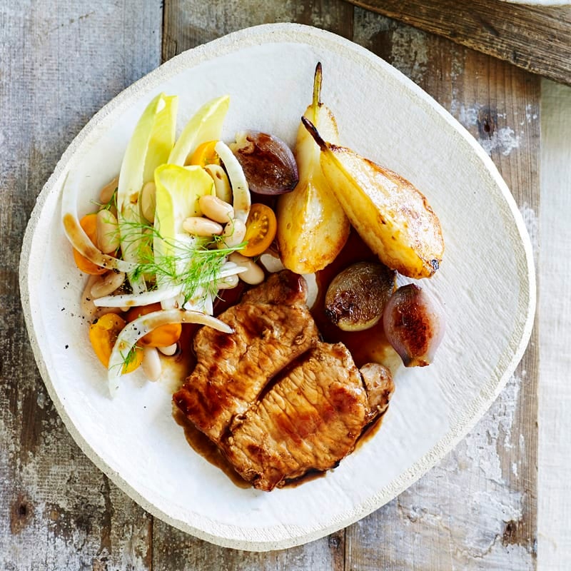 Photo of Butterflied pork steaks with ginger and orange sauce by WW