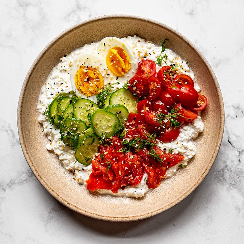 Photo of Cottage cheese & lox breakfast bowl by WW
