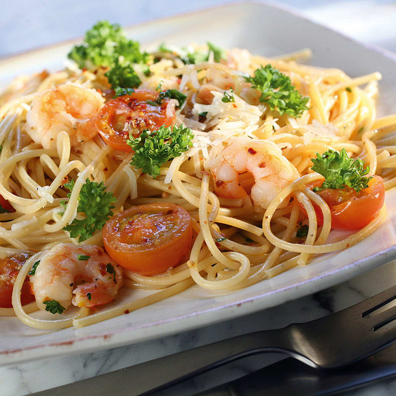 Foto av Spaghetti med räkor och chili från WW ViktVäktarna