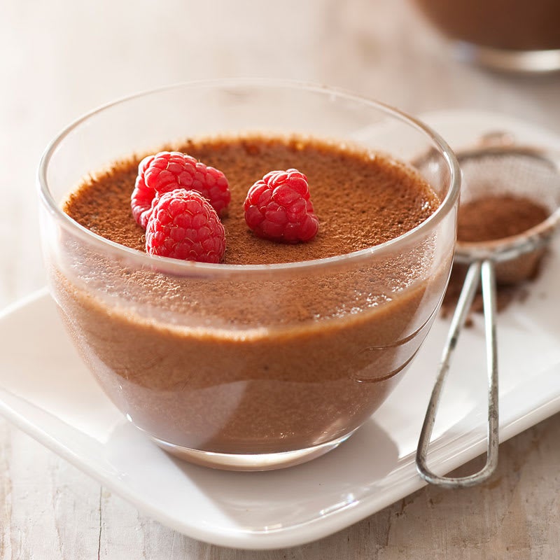 Photo of Chocolate mousse with raspberries by WW