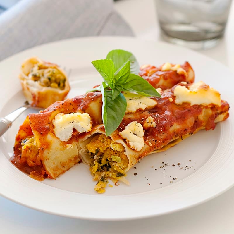 Photo of Chicken, spinach and pumpkin cannelloni by WW