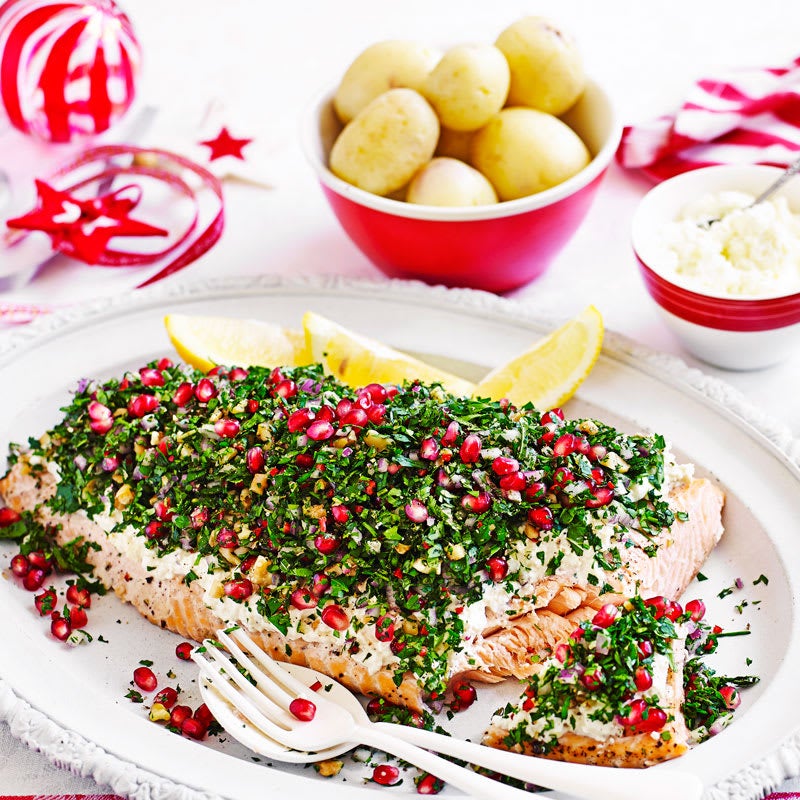 Photo of Middle Eastern baked salmon by WW