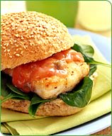 Photo of Baked fish sandwich with spiced mayonnaise by WW