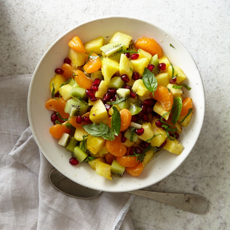 Photo of Winter Fruit Salad with Lemon-Vanilla Syrup by WW