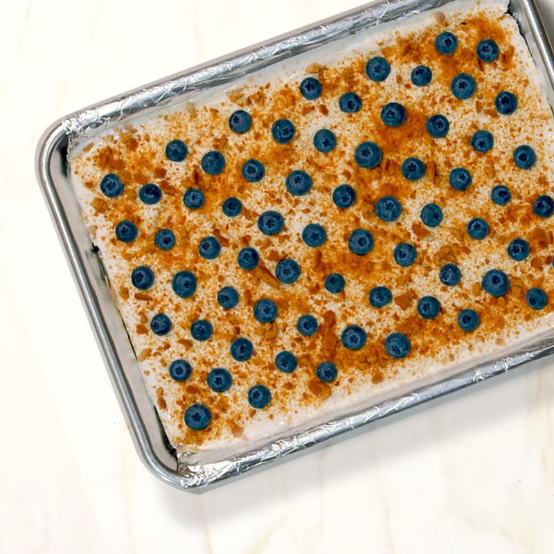 Photo of Frozen blueberry-graham cracker yogurt bark by WW