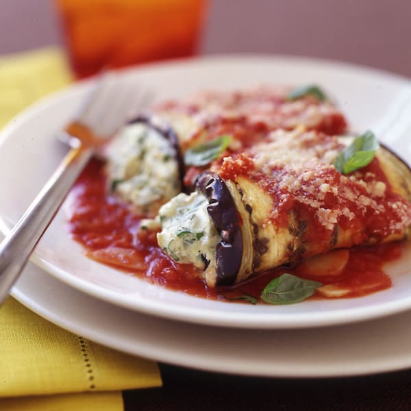 Photo of Eggplant Rollatini with Tomato-Basil Sauce by WW