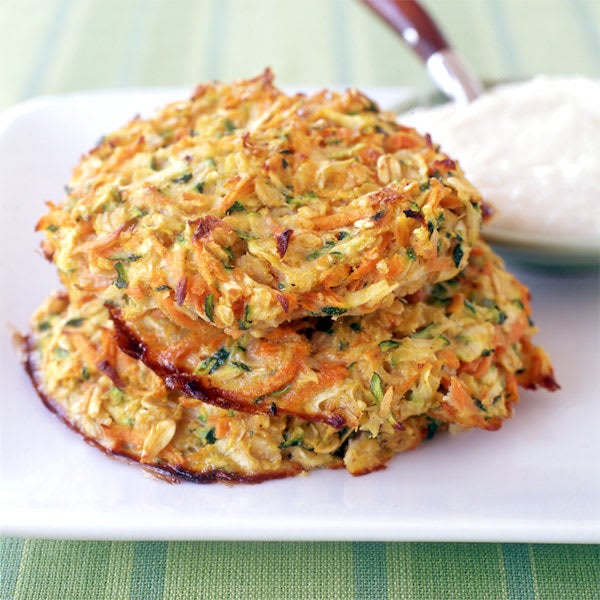 Photo of Sweet Curried Carrot and Zucchini Pancakes by WW