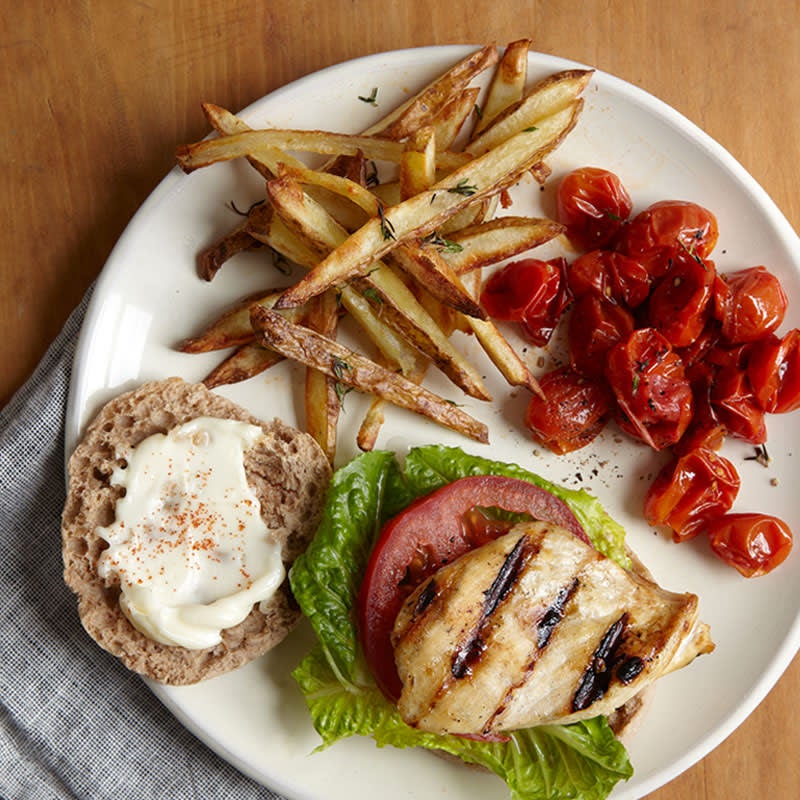 Photo of Chicken Sammy and Fries by WW