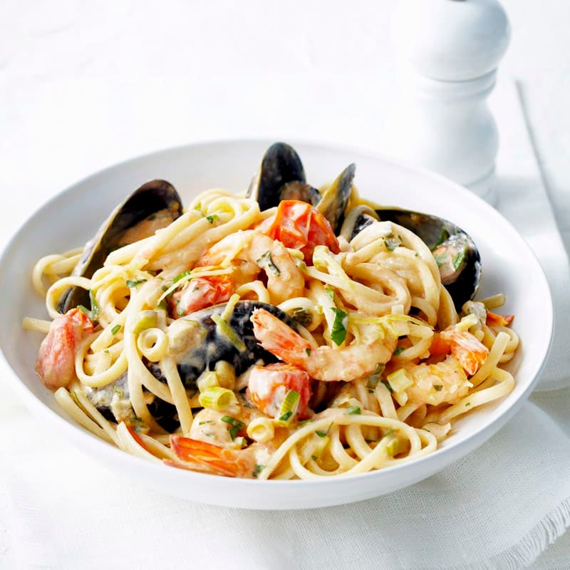 Photo of Creamy seafood and tomato sauce by WW