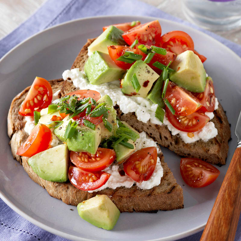 Photo of Rye toast with avocado and tomato salsa by WW