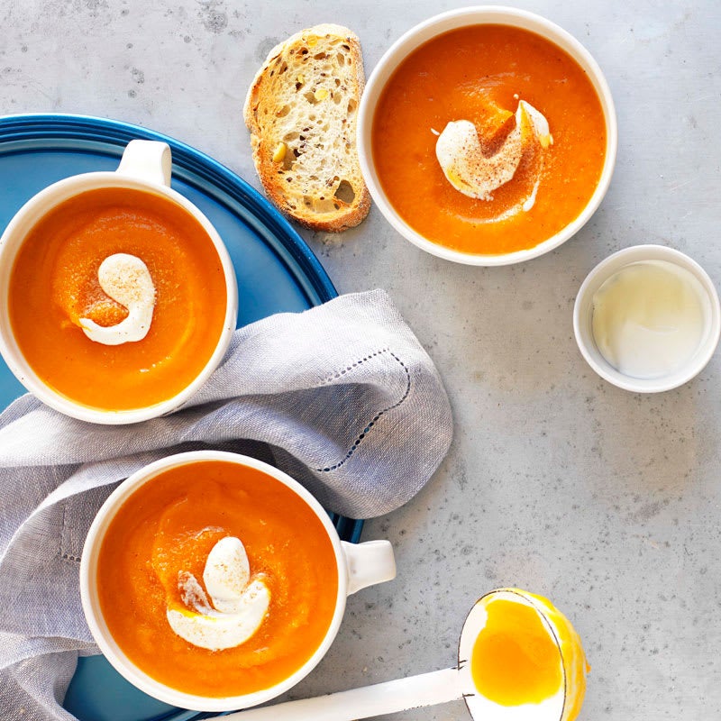 Photo of Pumpkin and sweet potato soup by WW