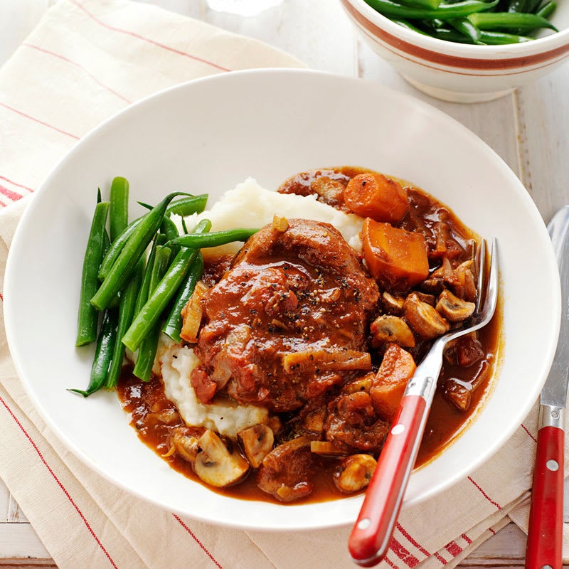 Photo of Osso buco with mixed mushrooms by WW
