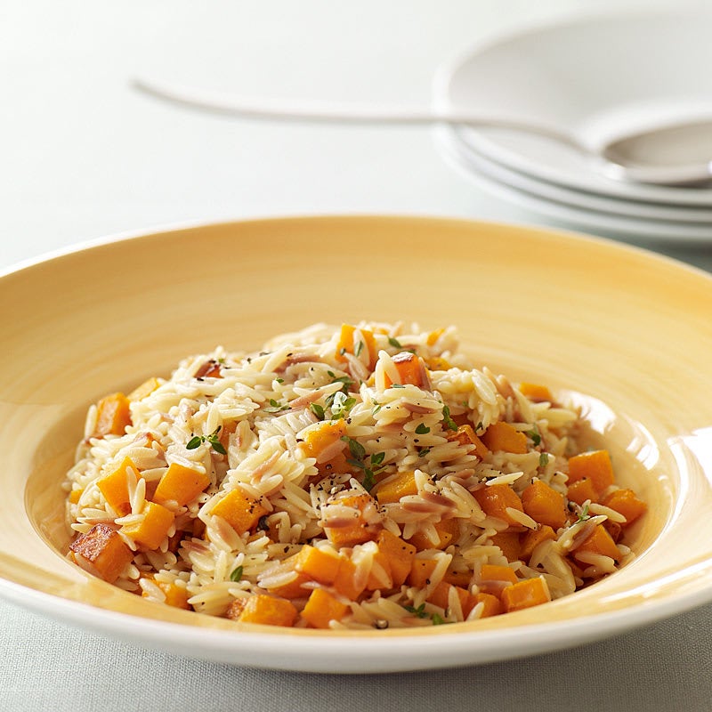 Photo of Creamy orzo risotto with butternut squash by WW